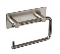 Cool Line toiletpapirholder m/bagplade - Matb�rstet st�l