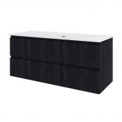 Sanibell Proline 120 m�bels�t m/2 skuffer og lameller - Uden hanehul - Kul eg