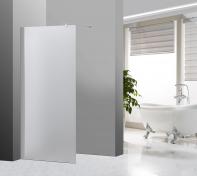 Nortiq fast brusev�g 70x190 - Frostet glas/krom