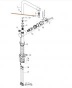 Hansgrohe n&oslash;gle til str&aring;leformer