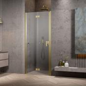 Strømberg Noma 180 nichefoldedør 800mm - Højre - Børstet messing