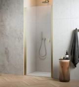 Strømberg Noma 20 nichedør 900mm - Venstre - Børstet messing