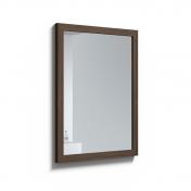 Str�mberg Rustic spejl m/ramme i massiv eg 60 x 80 - M�rk