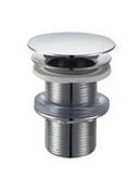 Cass�e Klik-bundventil u. overl�b - b�rstet krom