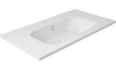 Strømberg Trento 121 møbelvask - 1 hanehul - Mat hvid Strømberg Trento 121 møbelvask - 1 hanehul - Mat hvid