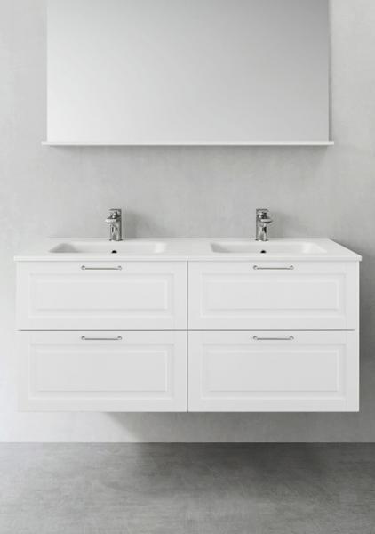 Hafa Grace 1200 underskab m/4 skuffer - Hvid mat rammefront Hafa Grace 1200 underskab m/4 skuffer - Hvid mat rammefront