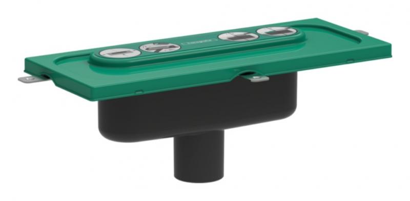 Hansgrohe uBox Indbygningsdel til bruseafl&oslash;b, lodret installation