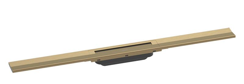 Hansgrohe RainDrain Flex kappes&aelig;t frit i gulv - 80 cm - B&oslash;rstet bronze