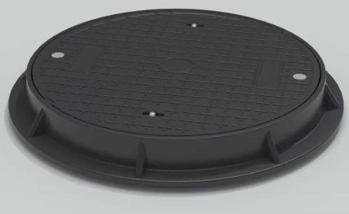 NID 800 mm karm/d&aelig;ksel, rund, fast, 12,5 t, komposit