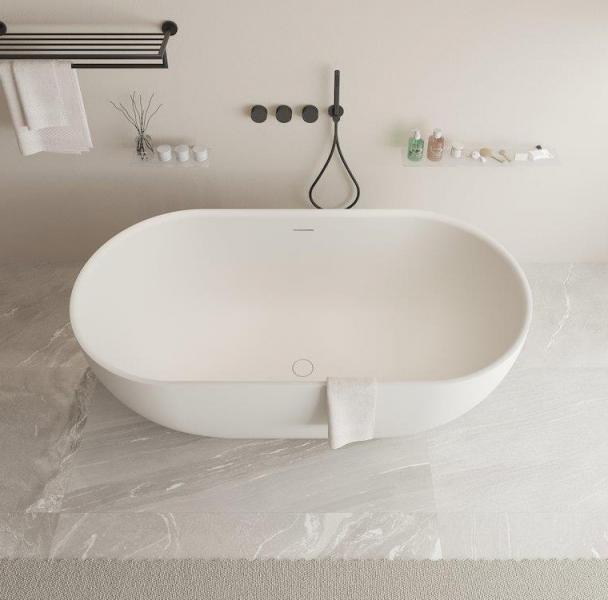 Ideavit Solidera fritstående badekar 1500 x 530 mm - Mat hvid Ideavit Solidera fritstående badekar 1500 x 530 mm - Mat hvid