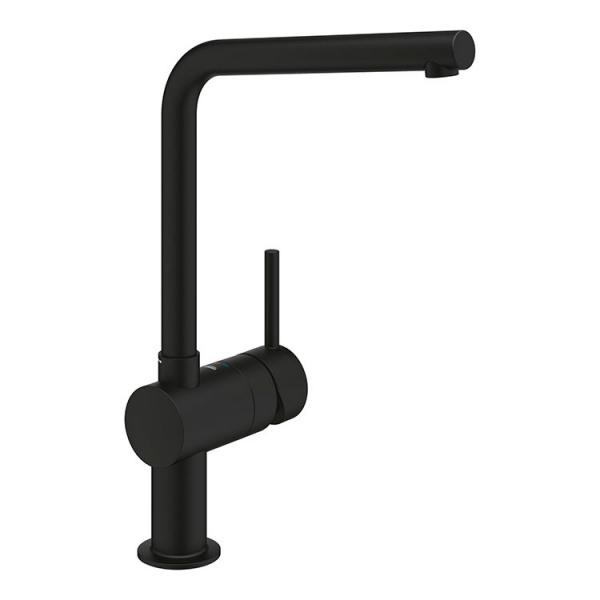 Grohe Minta køkkenarmatur m/L-tud - Mat sort Grohe Minta køkkenarmatur m/L-tud - Mat sort