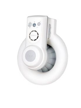 Pax Passad 31 Ventilator med fugtstyring (hygrostat) & bev&aelig;gelsessensor &Oslash;100 mm, Hvid