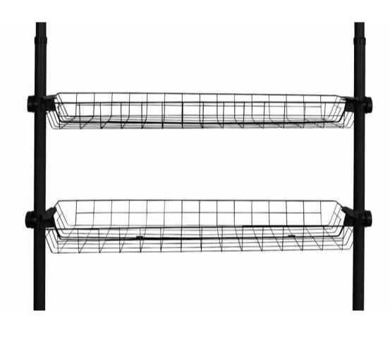 Wenko Hercules tr&aring;dhylder 94 cm - 2 stk - Sort