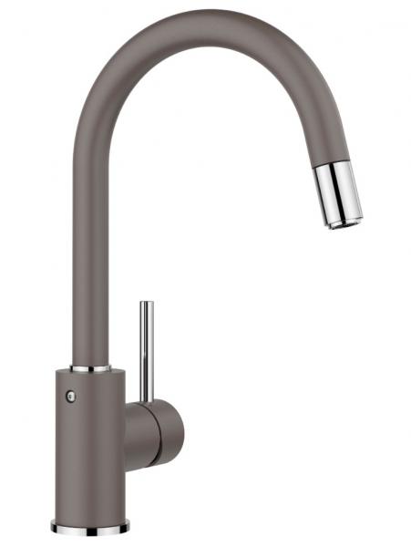 Blanco Mida-S k&oslash;kkenarmatur m/udtr&aelig;k - Vulkangr&aring;