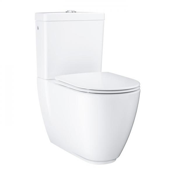 Grohe Essence Back-to-Wall toilet inkl. cisterne og toilets&aelig;de m/PureGuard