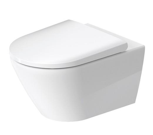 Duravit D-Neo v&aelig;gh&aelig;ngt toilet m/RIMless og toilets&aelig;de m/softclose