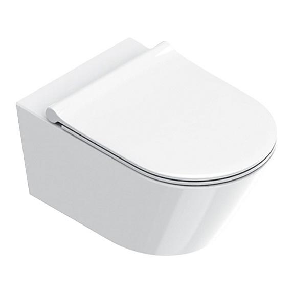 Catalano Zero 55 v&aelig;gh&aelig;ngt toilet m/Silentech, skjult montering og CataGlaze+