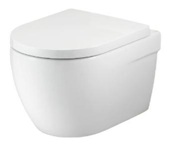 Pressalit væghængt toilet m/Comfort D2 sæde Pressalit væghængt toilet m/Comfort D2 sæde
