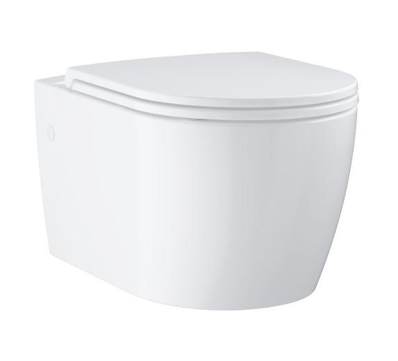 Grohe Start Round Ceramic væghængt toilet inkl sæde m/SoftClose og QuickRelease Grohe Start Round Ceramic væghængt toilet inkl sæde m/SoftClose og QuickRelease