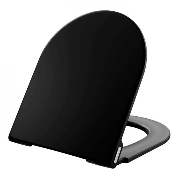Pressalit Style D2 toilets&aelig;de m/SoftClose og Lift-off - Mat sort