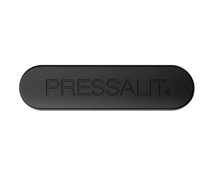 Pressalit Style designemblem med logo 2 stk - Sort