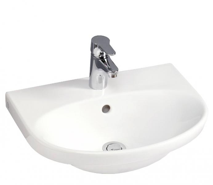 Gustavsberg Nautic 50 h&aring;ndvask t/v&aelig;g - Uden hanehul