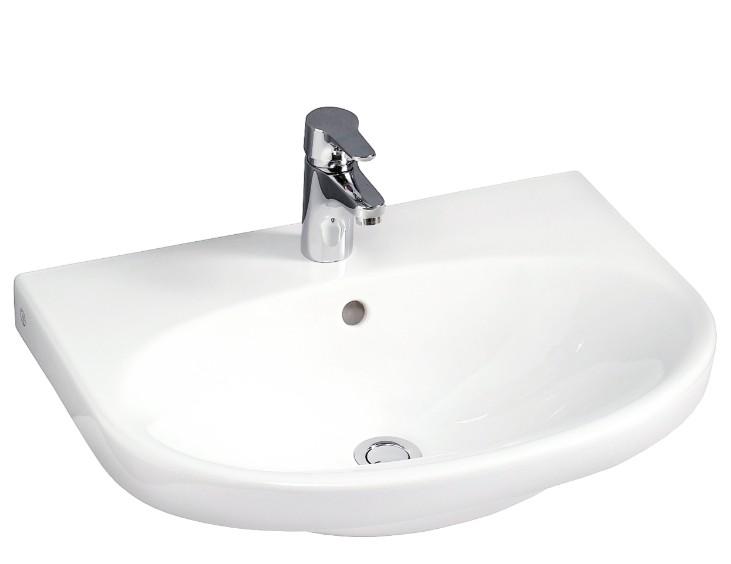 Gustavsberg Nautic 60 h&aring;ndvask t/v&aelig;g - 1 hanehul