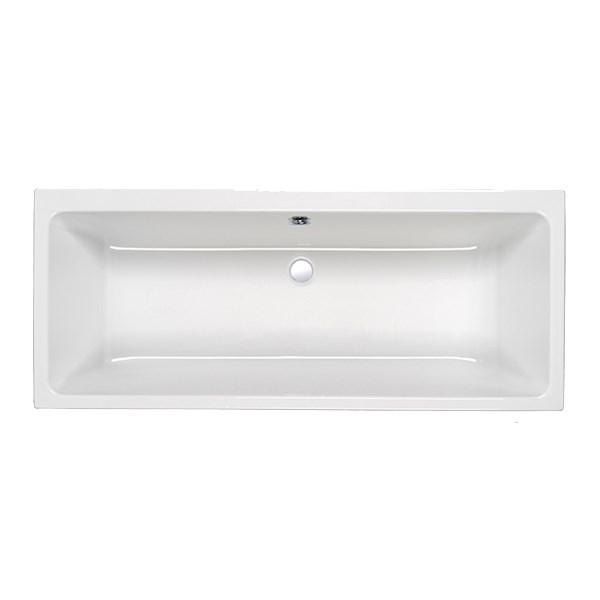 Str&oslash;mberg Quantum badekar t/indbygning - 180 x 80 - 2 rygl&aelig;n