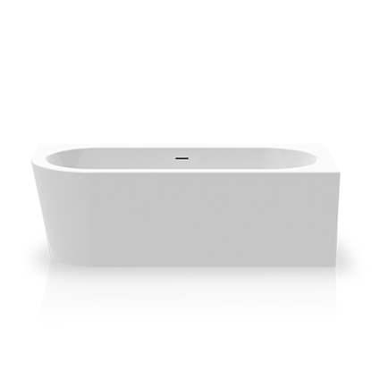 Str&oslash;mberg Lago fritst&aring;ende badekar t/hj&oslash;rne - 180 x 80 - H&oslash;jre