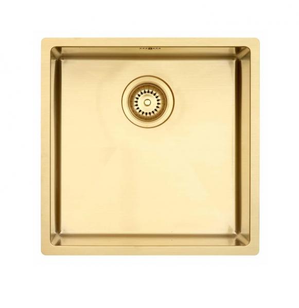 Lavabo Kubus 400 Soft k&oslash;kkenvask - Messing PVD