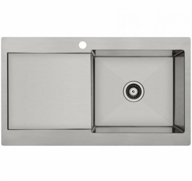 Lavabo Kubus 90 R Soft køkkenvask m/afløbsbakke - Højre Lavabo Kubus 90 R Soft køkkenvask m/afløbsbakke - Højre