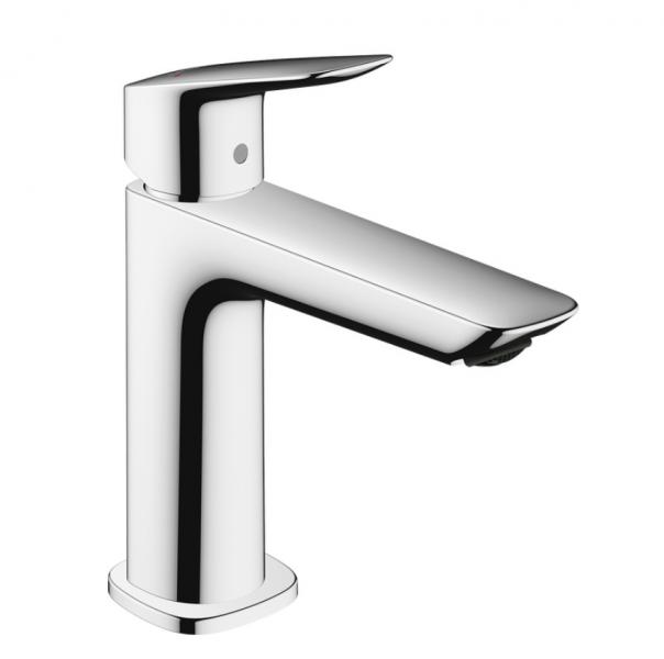 hansgrohe Logis 110 Fine h&aring;ndvaskarmatur m/push-open bundventil - Krom