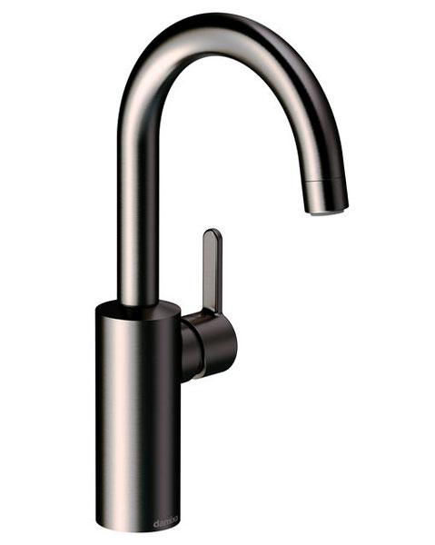 Damixa Silhouet h&aring;ndvaskarmatur m/C-tud - B&oslash;rstet grafitgr&aring;