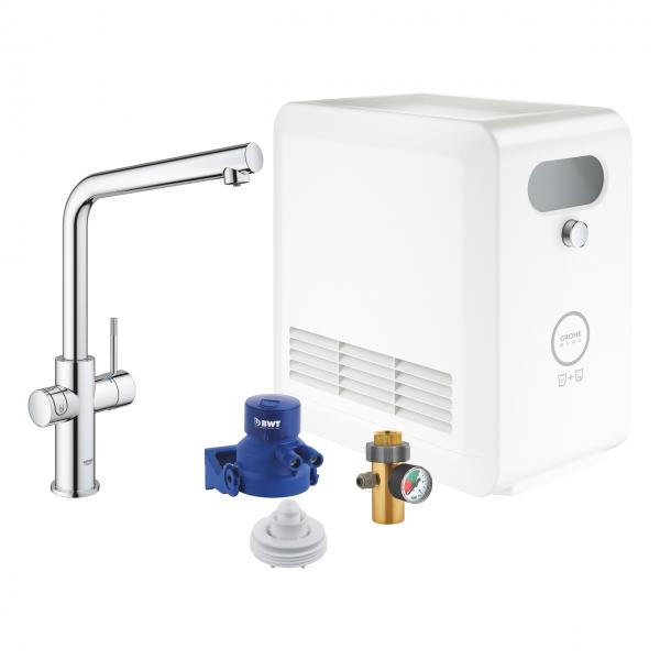 Grohe Blue Professional k&oslash;kkenbatteri m/L-tud - Krom