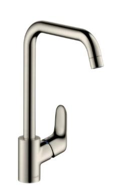 Hansgrohe Focus 260 k&oslash;kkenarmatur - Steel optik