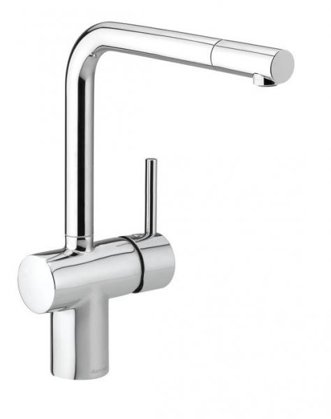 Damixa Osier k&oslash;kkenarmatur m/L-tud - Krom