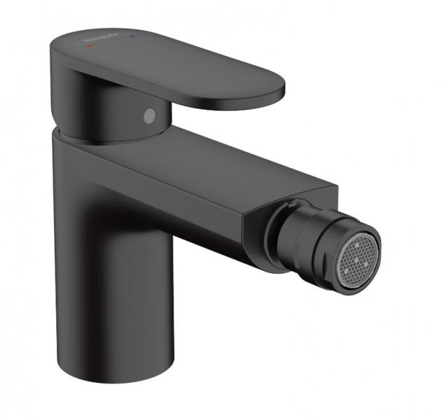 Hansgrohe Vernis Blend bidetarmatur m/ l&oslash;ft-op bundventil - Mat sort