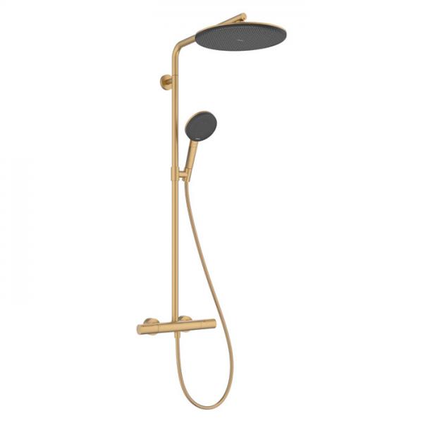 hansgrohe Raindance Alive S Puro Showerpipe 300 1jet m/EcoSmart - B&oslash;rstet bronze