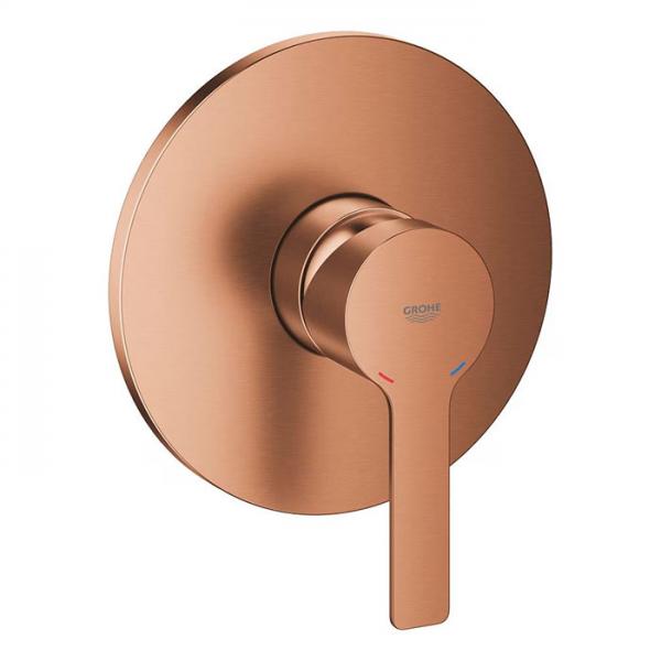Grohe Lineare brusearmatur til indbygning - B&oslash;rstet Warm Sunset