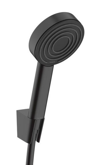 Hansgrohe Pulsify Porter 3jet bruseholders&aelig;t - 160 cm - Mat sort