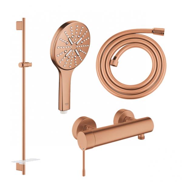 Grohe Rainshower SmartActive komplet brusesystem - 900 mm - B&oslash;rstet warm sunset