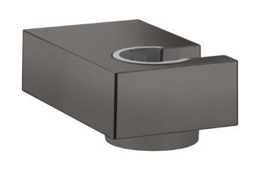 Hansgrohe Porter E bruserholder - B&oslash;rstet sort krom