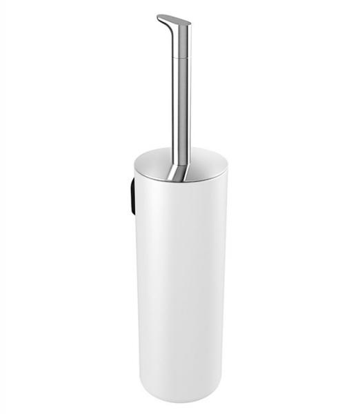Pressalit Style toiletbørste t/væg eller gulv - Krom/Hvid Pressalit Style toiletbørste t/væg eller gulv - Krom/Hvid