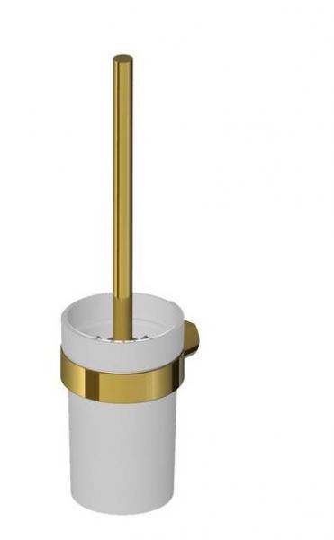 Gustavsberg Square toiletb&oslash;rste t/v&aelig;g - B&oslash;rstet messing