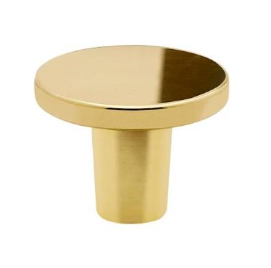 Gustavsberg K5 grebknop - Poleret messing