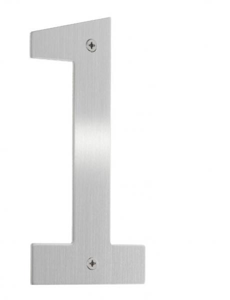 Beslagsboden husnummer 1 - B&oslash;rstet rustfrit st&aring;l