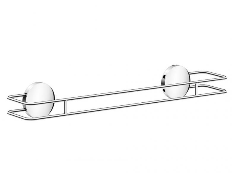 Beslagsboden Puck selvkl&aelig;bende enkel h&aring;ndkl&aelig;destang - 500mm - Krom