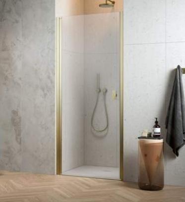 Str&oslash;mberg Noma 20 niched&oslash;r 900mm - Venstre - B&oslash;rstet messing