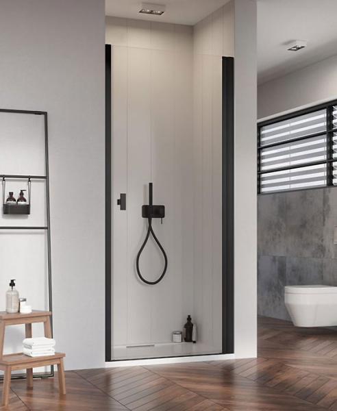 Strømberg Noma 20 nichedør 800mm - Højre - Mat sort Strømberg Noma 20 nichedør 800mm - Højre - Mat sort