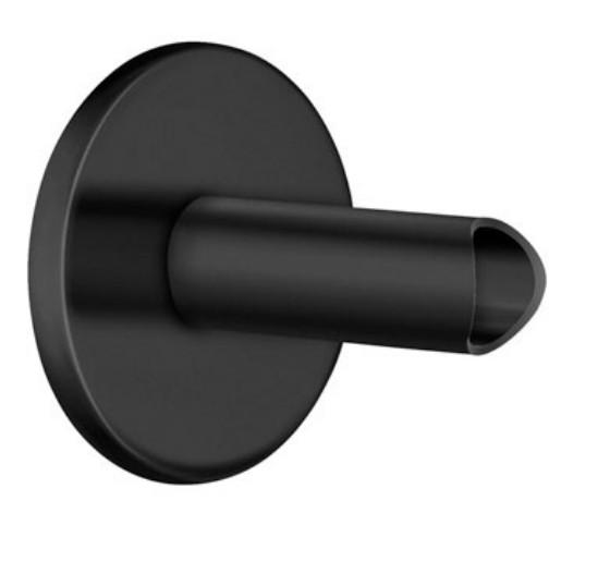 Smedbo Dry Monterings s&aelig;t for skjult el-tilslutning - Mat sort